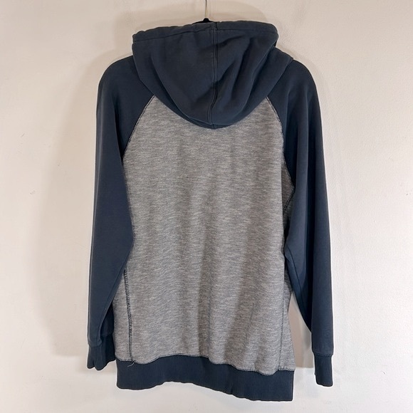 Billabong Vintage Surfer Skater Fleece Pullover Men’s Size L Blue White Hoodie - Picture 9 of 15